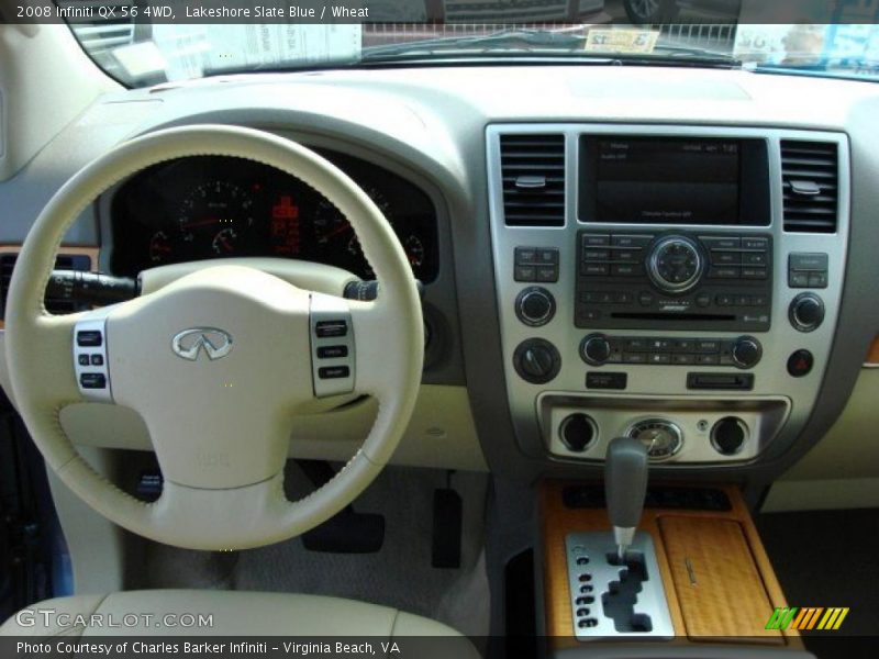 Lakeshore Slate Blue / Wheat 2008 Infiniti QX 56 4WD