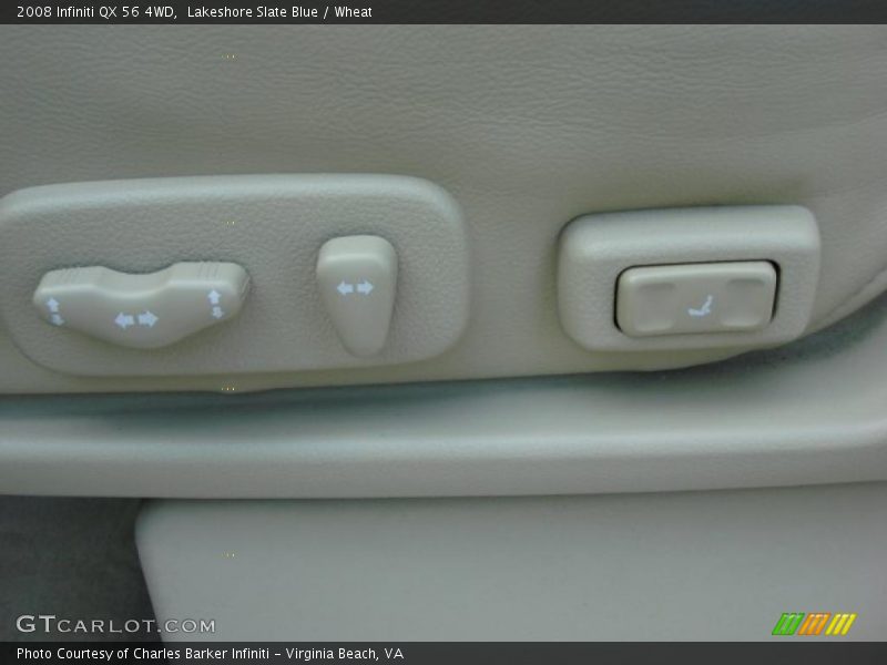 Lakeshore Slate Blue / Wheat 2008 Infiniti QX 56 4WD