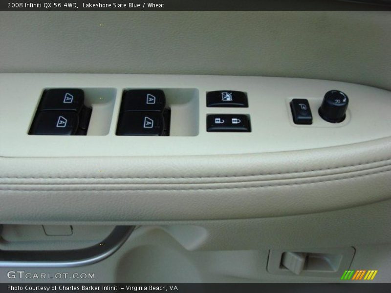 Lakeshore Slate Blue / Wheat 2008 Infiniti QX 56 4WD
