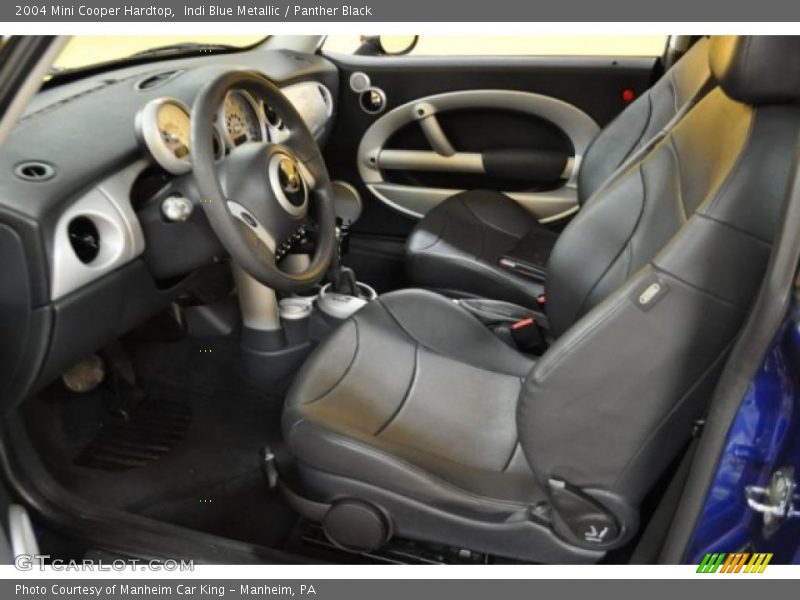 Indi Blue Metallic / Panther Black 2004 Mini Cooper Hardtop