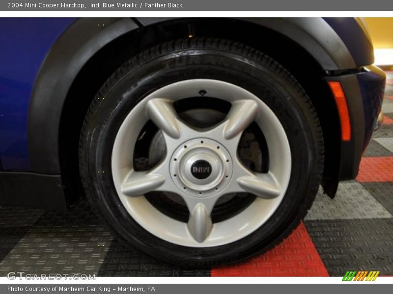 Indi Blue Metallic / Panther Black 2004 Mini Cooper Hardtop