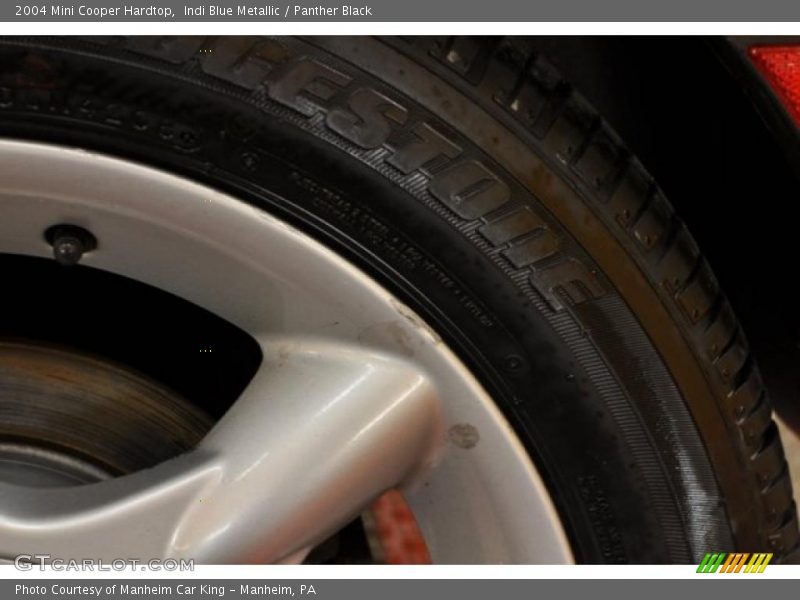 Indi Blue Metallic / Panther Black 2004 Mini Cooper Hardtop