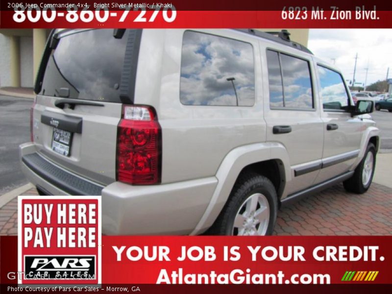 Bright Silver Metallic / Khaki 2006 Jeep Commander 4x4
