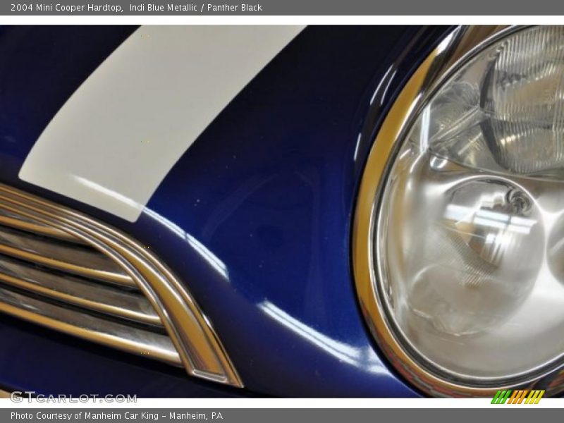 Indi Blue Metallic / Panther Black 2004 Mini Cooper Hardtop