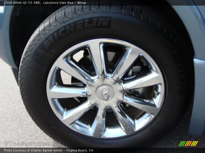Lakeshore Slate Blue / Wheat 2008 Infiniti QX 56 4WD