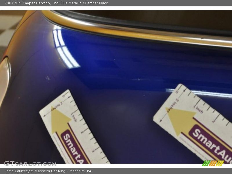Indi Blue Metallic / Panther Black 2004 Mini Cooper Hardtop
