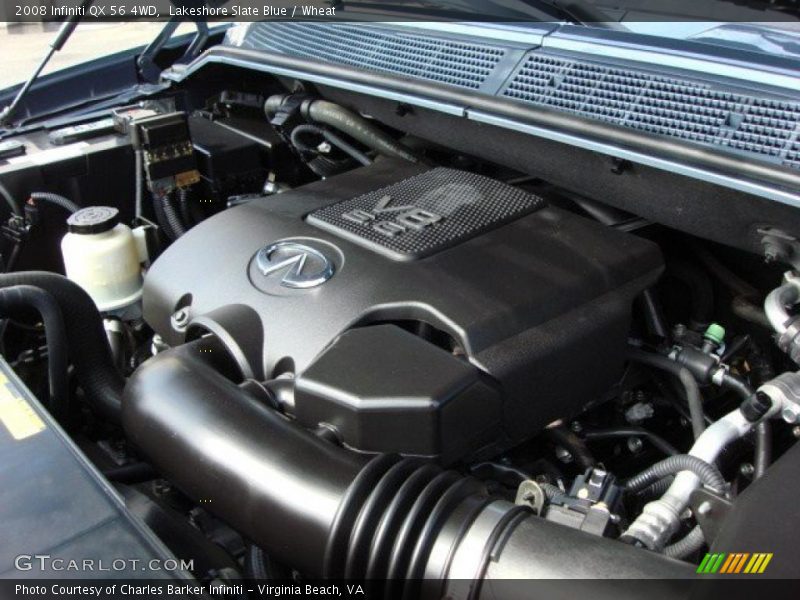 Lakeshore Slate Blue / Wheat 2008 Infiniti QX 56 4WD