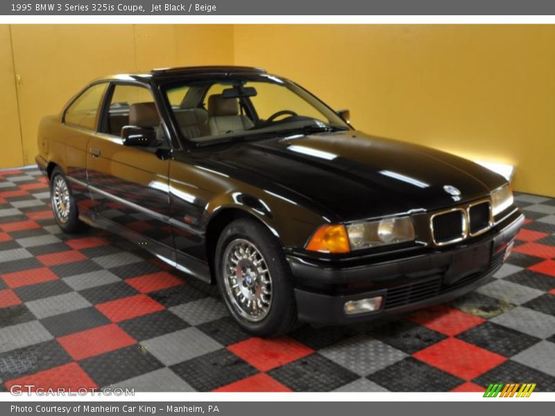 Jet Black / Beige 1995 BMW 3 Series 325is Coupe