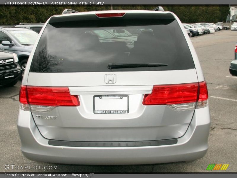 Alabaster Silver Metallic / Gray 2010 Honda Odyssey EX