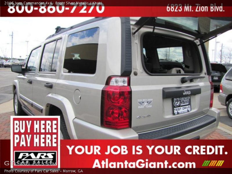 Bright Silver Metallic / Khaki 2006 Jeep Commander 4x4
