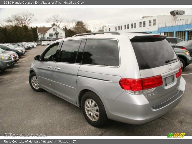 Alabaster Silver Metallic / Gray 2010 Honda Odyssey EX