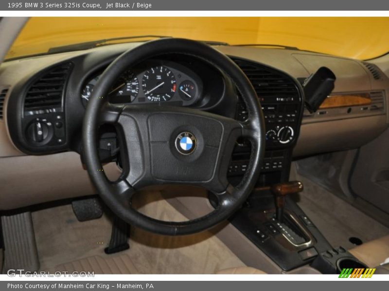 Jet Black / Beige 1995 BMW 3 Series 325is Coupe