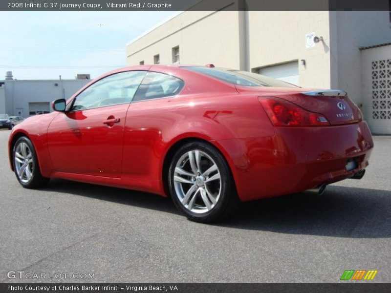  2008 G 37 Journey Coupe Vibrant Red