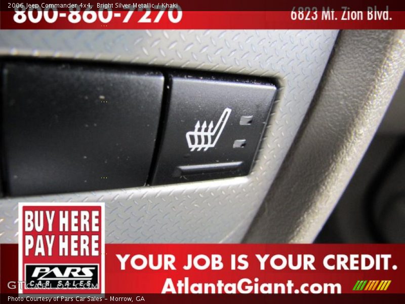 Bright Silver Metallic / Khaki 2006 Jeep Commander 4x4