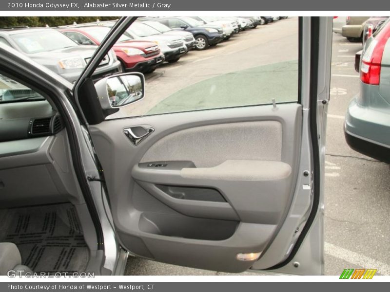Alabaster Silver Metallic / Gray 2010 Honda Odyssey EX