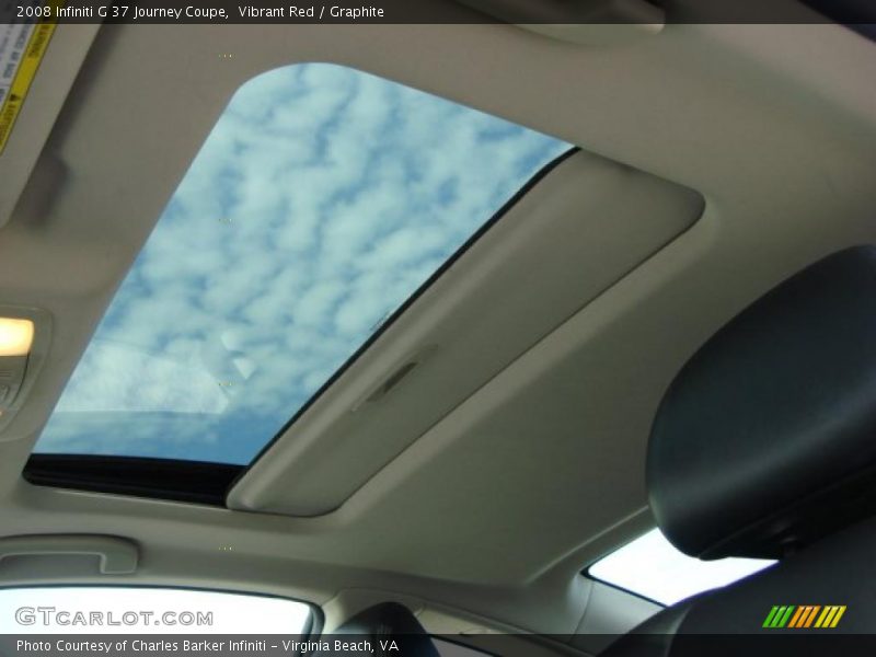 Vibrant Red / Graphite 2008 Infiniti G 37 Journey Coupe