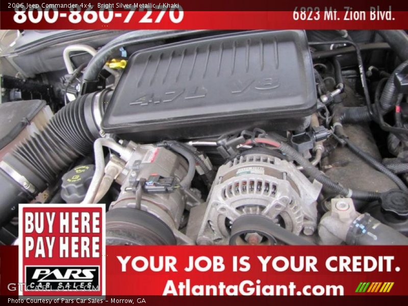 Bright Silver Metallic / Khaki 2006 Jeep Commander 4x4