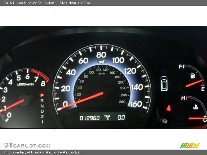  2010 Odyssey EX EX Gauges