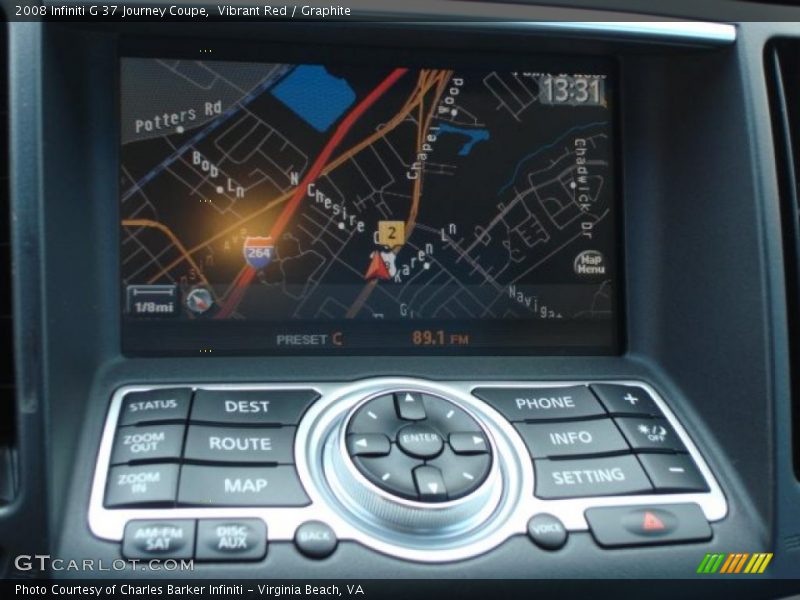 Navigation of 2008 G 37 Journey Coupe