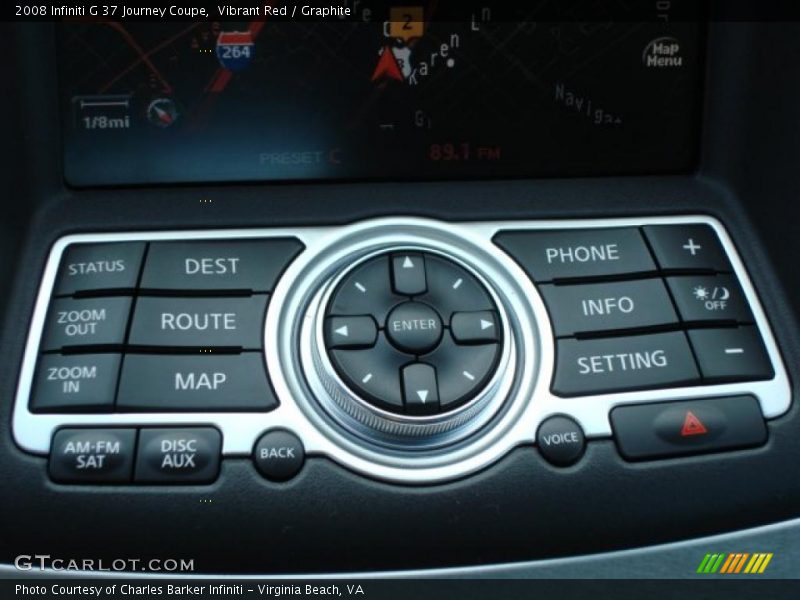 Vibrant Red / Graphite 2008 Infiniti G 37 Journey Coupe