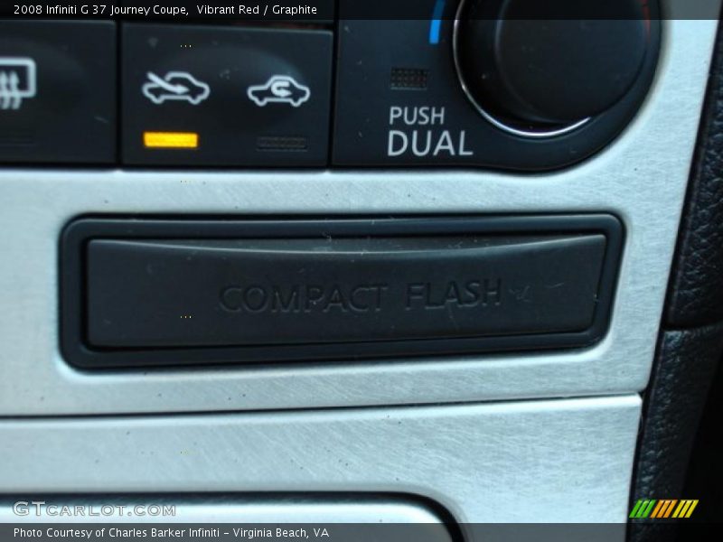 Controls of 2008 G 37 Journey Coupe