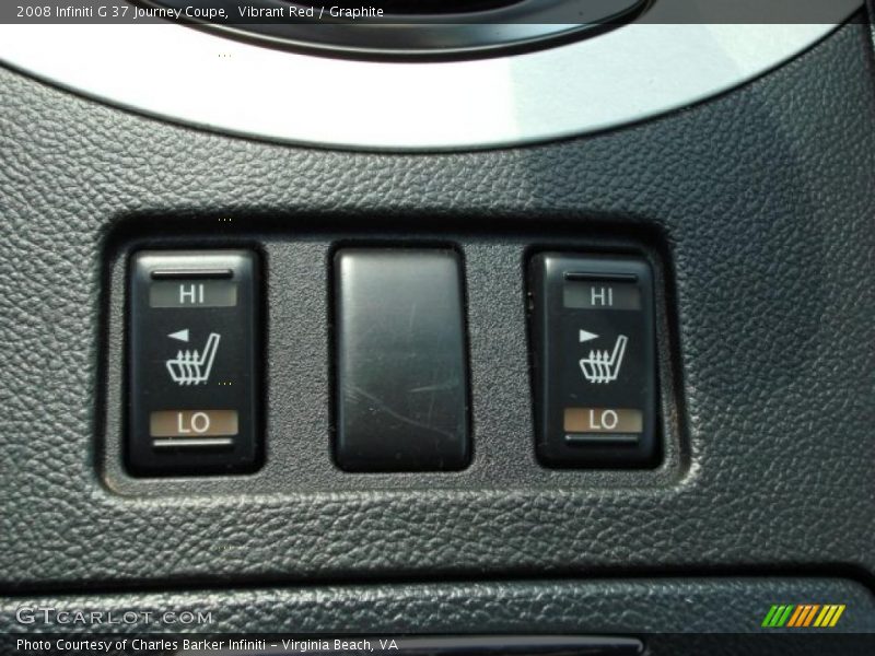 Vibrant Red / Graphite 2008 Infiniti G 37 Journey Coupe