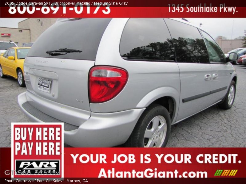 Bright Silver Metallic / Medium Slate Gray 2005 Dodge Caravan SXT