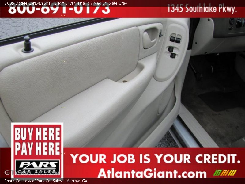 Bright Silver Metallic / Medium Slate Gray 2005 Dodge Caravan SXT