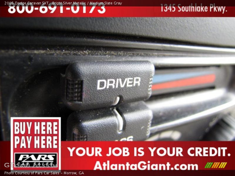 Bright Silver Metallic / Medium Slate Gray 2005 Dodge Caravan SXT