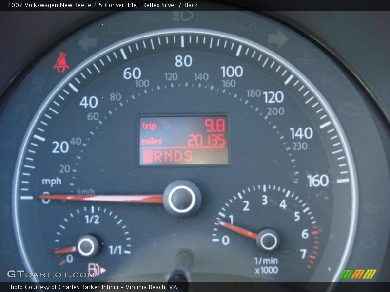  2007 New Beetle 2.5 Convertible 2.5 Convertible Gauges