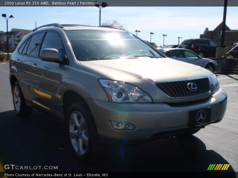 Bamboo Pearl / Parchment 2009 Lexus RX 350 AWD
