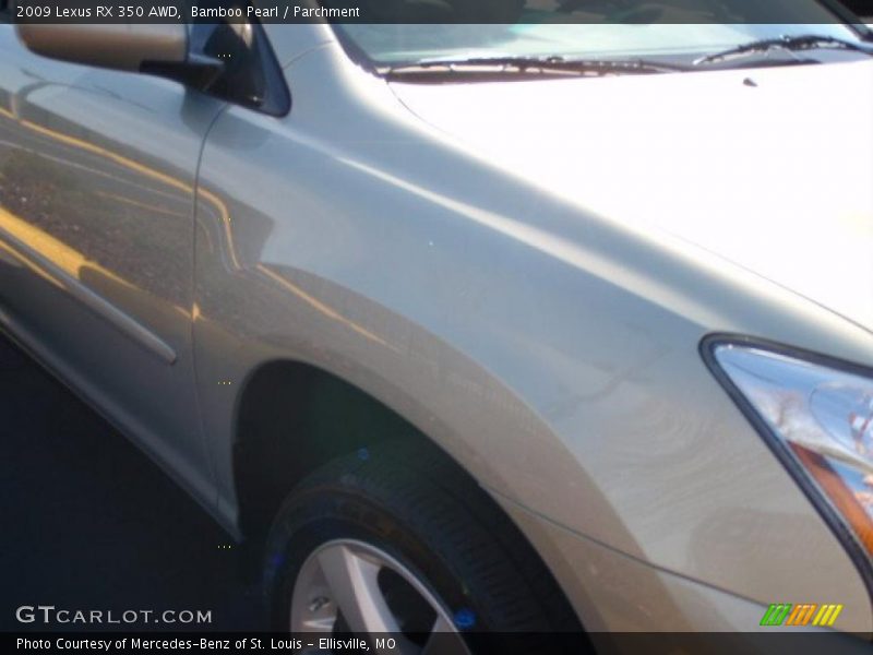 Bamboo Pearl / Parchment 2009 Lexus RX 350 AWD