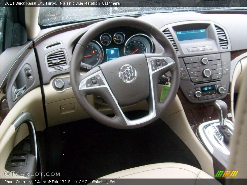 Majestic Blue Metallic / Cashmere 2011 Buick Regal CXL Turbo