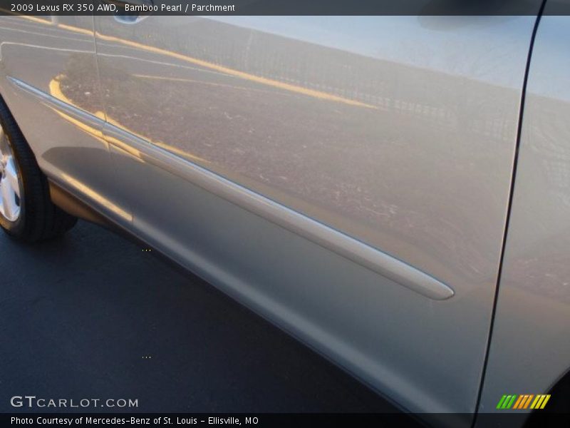 Bamboo Pearl / Parchment 2009 Lexus RX 350 AWD