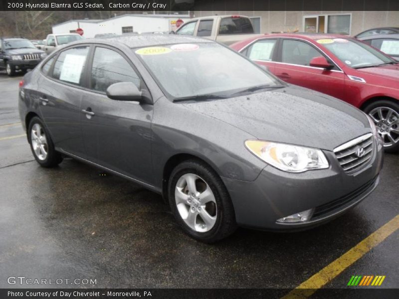 Carbon Gray / Gray 2009 Hyundai Elantra GLS Sedan