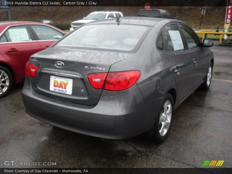 Carbon Gray / Gray 2009 Hyundai Elantra GLS Sedan