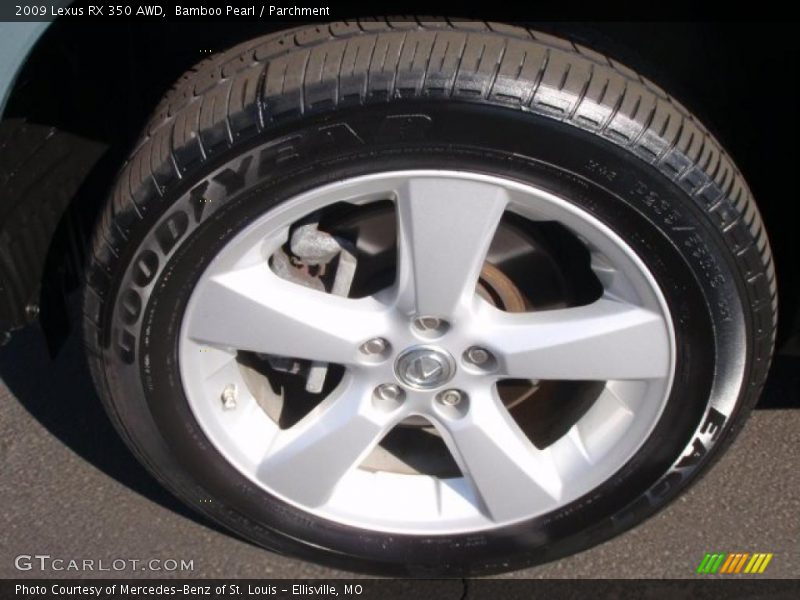 Bamboo Pearl / Parchment 2009 Lexus RX 350 AWD