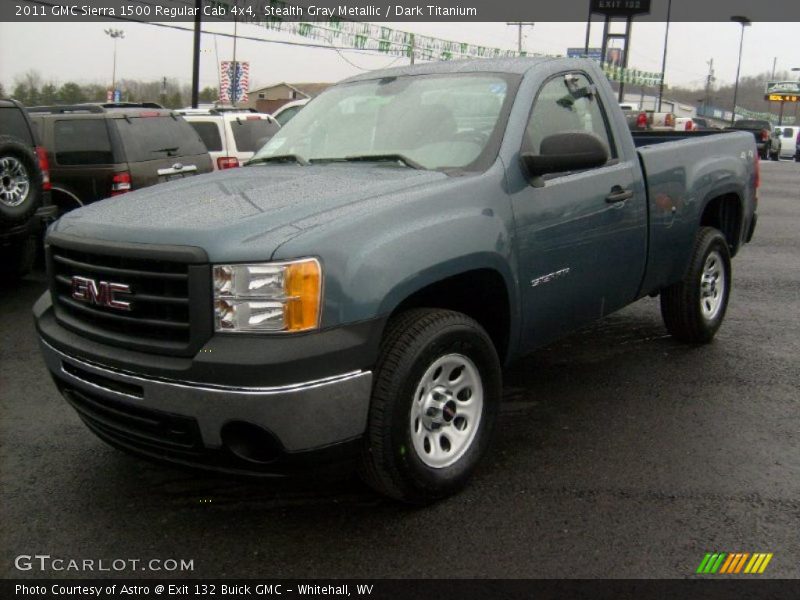 Stealth Gray Metallic / Dark Titanium 2011 GMC Sierra 1500 Regular Cab 4x4