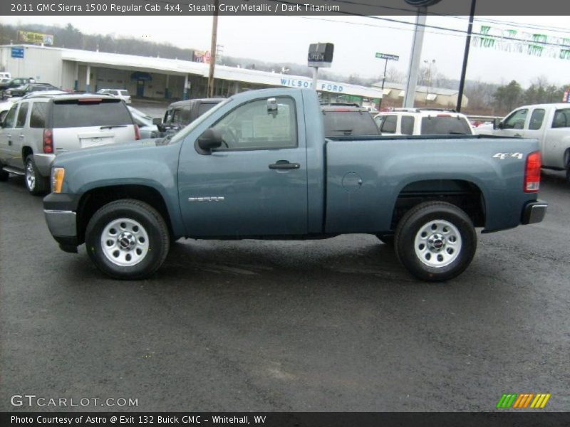 Stealth Gray Metallic / Dark Titanium 2011 GMC Sierra 1500 Regular Cab 4x4
