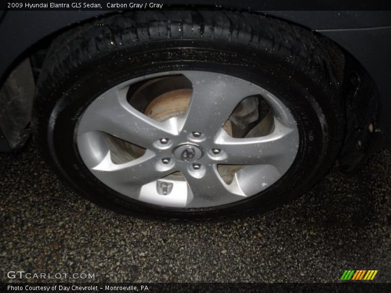 Carbon Gray / Gray 2009 Hyundai Elantra GLS Sedan