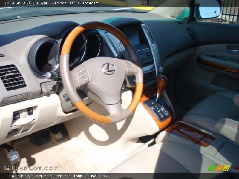 Bamboo Pearl / Parchment 2009 Lexus RX 350 AWD