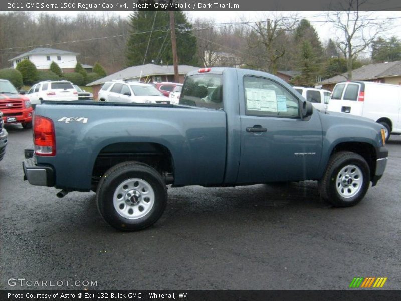 Stealth Gray Metallic / Dark Titanium 2011 GMC Sierra 1500 Regular Cab 4x4