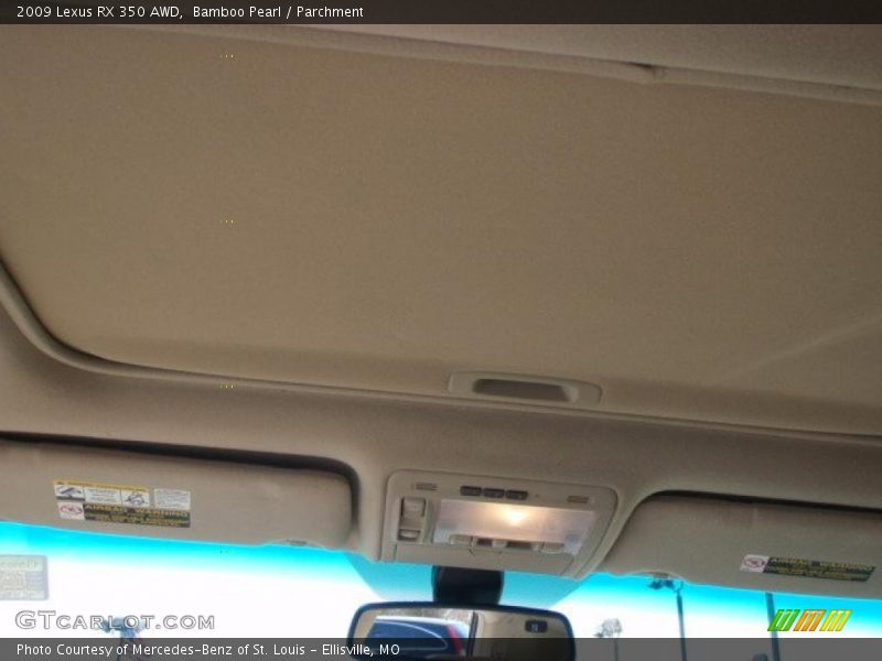 Bamboo Pearl / Parchment 2009 Lexus RX 350 AWD