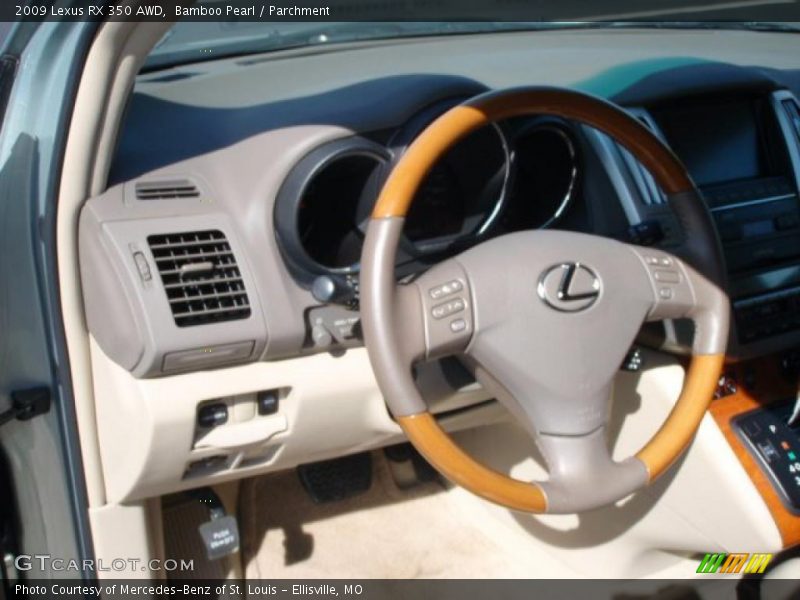 Bamboo Pearl / Parchment 2009 Lexus RX 350 AWD
