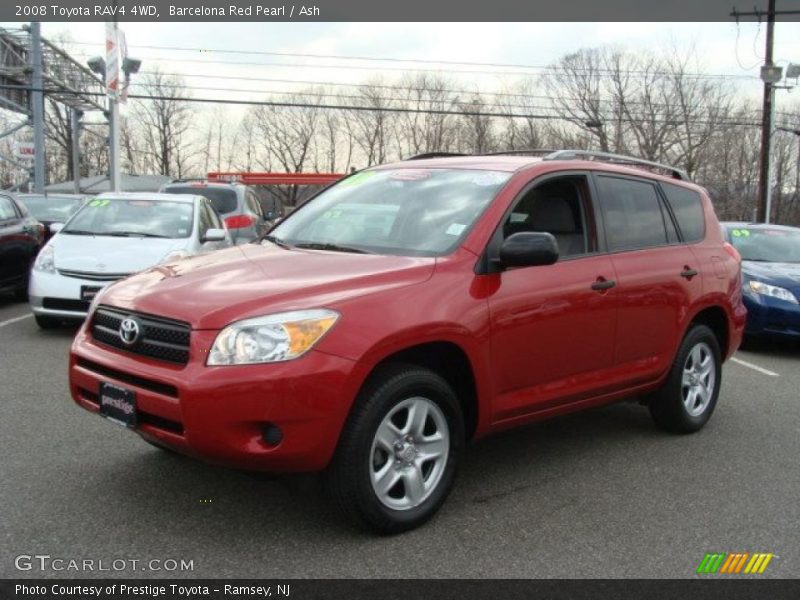 Barcelona Red Pearl / Ash 2008 Toyota RAV4 4WD