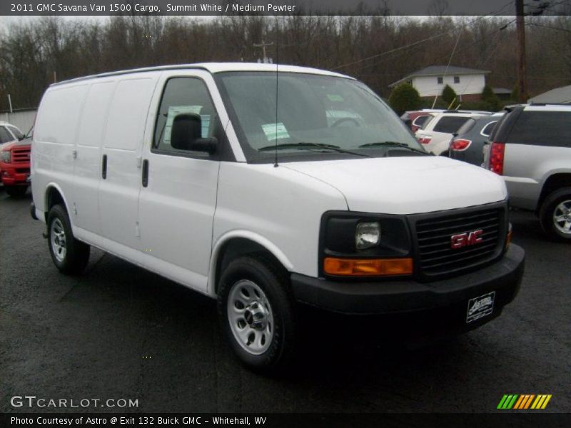 Summit White / Medium Pewter 2011 GMC Savana Van 1500 Cargo