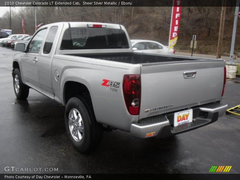 Sheer Silver Metallic / Ebony 2010 Chevrolet Colorado LT Extended Cab