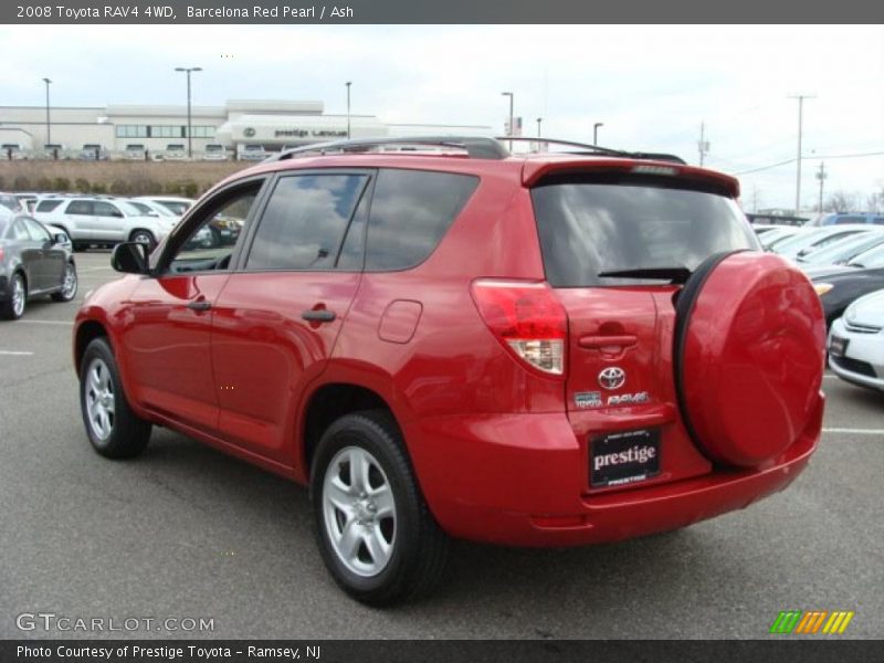 Barcelona Red Pearl / Ash 2008 Toyota RAV4 4WD