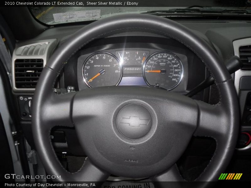Sheer Silver Metallic / Ebony 2010 Chevrolet Colorado LT Extended Cab