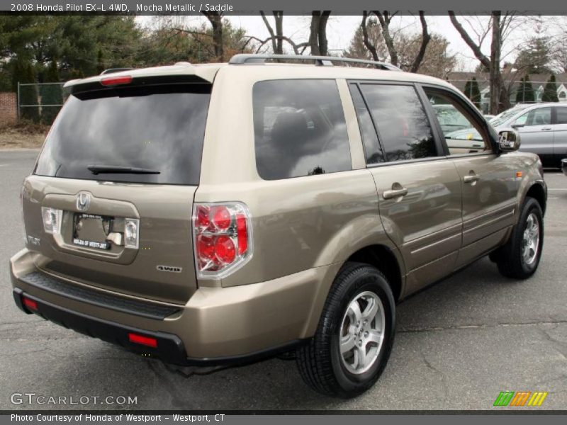 Mocha Metallic / Saddle 2008 Honda Pilot EX-L 4WD